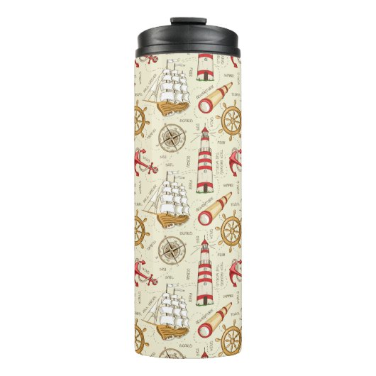 Bouteilles Isothermes Scène d'océan (Devant)