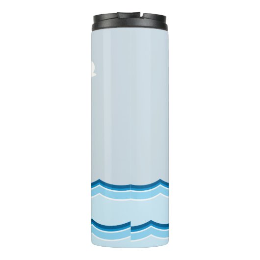 Bouteilles Isothermes Scene nautical with Lighthouse and Sailboat (Dos)