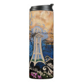 Bouteilles Isothermes Scène océanique (Tourné sur la gauche)