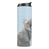 Bouteilles Isothermes Schnauzer (Giant, Standard) Peinture - Chien Art (Tourné sur la gauche)