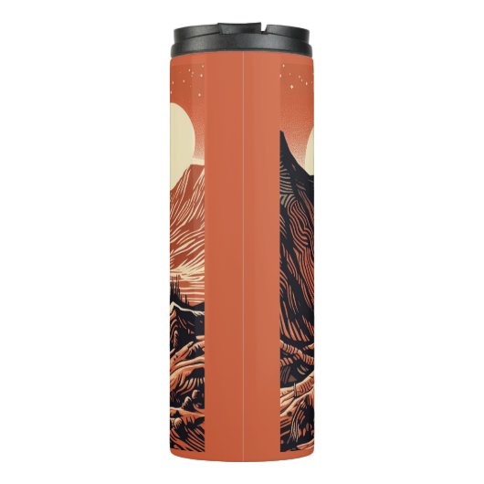 Bouteilles Isothermes Sciage de paysage SF Mars 4 (Dos)