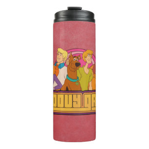 Bouteilles Isothermes Scooby-Doo   "Groovy Gang" Retro Cartoon Graphic