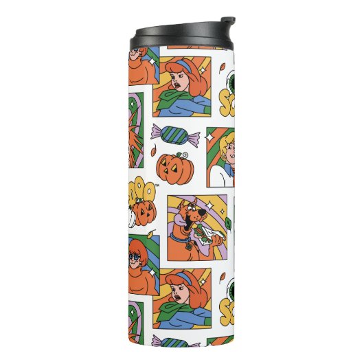 Bouteilles Isothermes Scooby-Doo Halloween Photos Pattern (Tourné sur la gauche)
