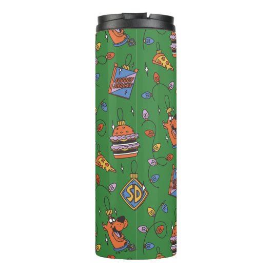 Bouteilles Isothermes Scooby-Doo Holiday Snack Lights Pattern (Dos)