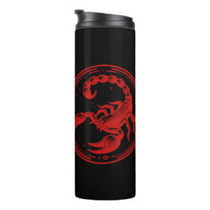 Bouteilles Isothermes Scorpion rouge Astrologie Scorpion SIGNE Zodiaque