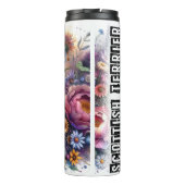 Bouteilles Isothermes Scottie dans Sunlit Blooms (Dos)