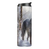 Bouteilles Isothermes Scottish Deerhound Laissez-le neiger Noël (Tourné sur la gauche)