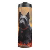 Bouteilles Isothermes Scottish Terrier en automne Leaves Fall Inspire (Devant)