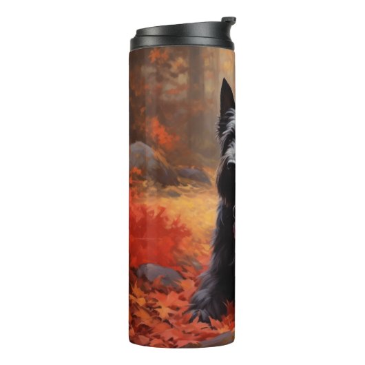 Bouteilles Isothermes Scottish Terrier en automne Leaves Fall Inspire (Tourné sur la gauche)