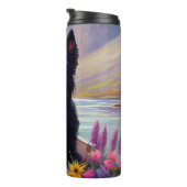 Bouteilles Isothermes Scottish Terrier sur une pagaie : une aventure Pit (Tourné sur la droite)