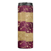 Bouteilles Isothermes Script de Parties scintillant moderne monogramme (Dos)