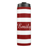 Bouteilles Isothermes Script moderne Red Stripes (Devant)