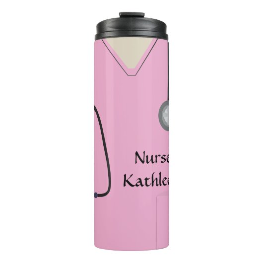 Bouteilles Isothermes Scruts Médicales Uniforme rose (Devant)