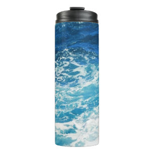 Bouteilles Isothermes Sea Waves Blue Ocean Motif