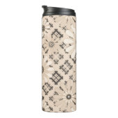 Bouteilles Isothermes Seamless abstract moderne checkered plaid floral b (Tourné sur la droite)