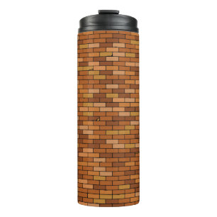 Bouteilles Isothermes Seamless Old brick wall background with vignette.