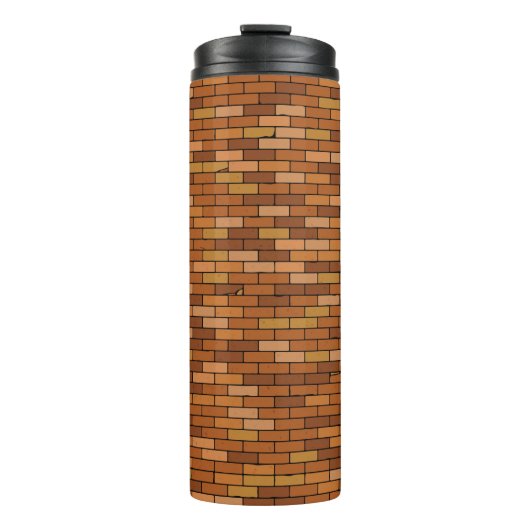Bouteilles Isothermes Seamless Old brick wall background with vignette.  (Devant)