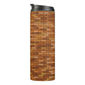 Bouteilles Isothermes Seamless Old brick wall background with vignette.  (Tourné sur la droite)