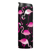 Bouteilles Isothermes Seamless pattern from pink flamingos on a dark bac (Tourné sur la droite)