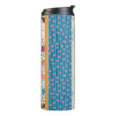 Bouteilles Isothermes Seamless pattern, patchwork tiles. (Tourné sur la gauche)