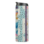 Bouteilles Isothermes Seamless pattern, patchwork tiles. (Tourné sur la droite)