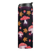 Bouteilles Isothermes Seamless pattern with fly agaric and maple leaves. (Tourné sur la gauche)