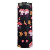 Bouteilles Isothermes Seamless pattern with fly agaric and maple leaves. (Dos)