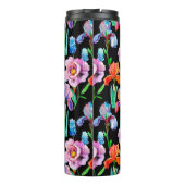 Bouteilles Isothermes Seamless pattern with Iris and Peony flowers, Wate (Dos)