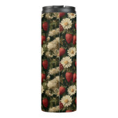 Bouteilles Isothermes Seamless Pattern with Red Fly Agaric and Flowers (Dos)