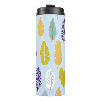 Bouteilles Isothermes Seamless pattern with wild tropical rainforest pla