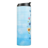 Bouteilles Isothermes Sensibilisation à la maladie d'Addison | Ruban ble (Tourné sur la gauche)