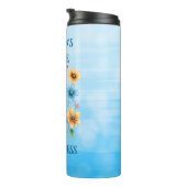 Bouteilles Isothermes Sensibilisation à la maladie d'Addison | Ruban ble (Tourné sur la droite)