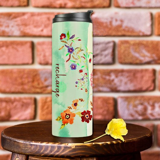 Bouteilles Isothermes Sérénité Blooms Watercolor Bliss