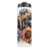 Bouteilles Isothermes Sérénité florale douce de Bloodhound (Devant)