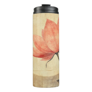 Bouteilles Isothermes Sérénité rose Fleur et Lune