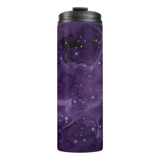 Bouteilles Isothermes Série Galaxy Violet Design 8 (Devant)