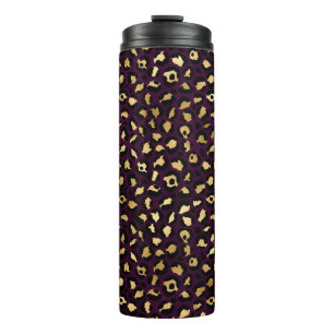 Bouteilles Isothermes Série Purple and Gold Leopard Design 2