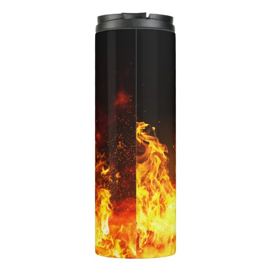 Bouteilles Isothermes Service d'incendie des Flames (Dos)