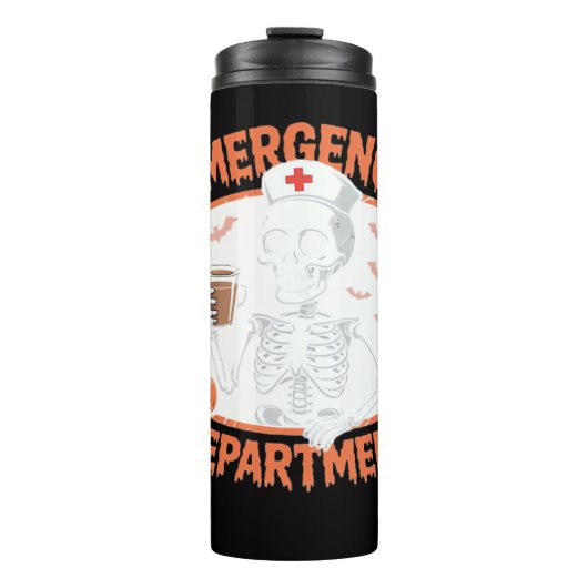 Bouteilles Isothermes Service d'urgence Funny Halloween Nurse Essenti (Devant)