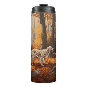 Bouteilles Isothermes Setter anglais en automne Leaves Fall Inspire