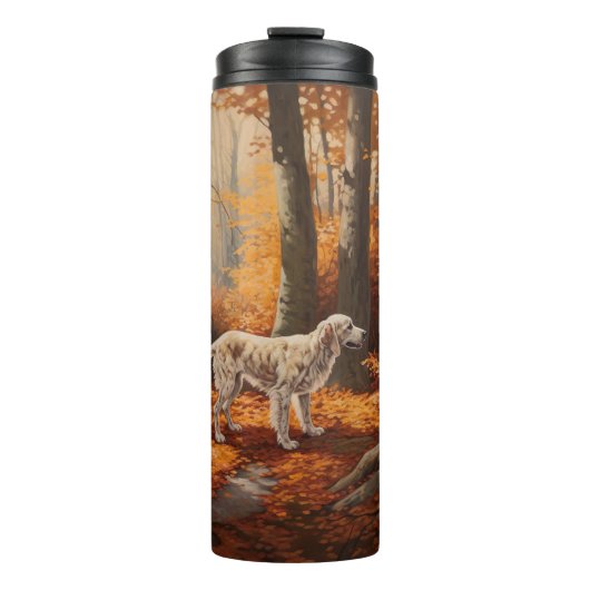 Bouteilles Isothermes Setter anglais en automne Leaves Fall Inspire (Devant)