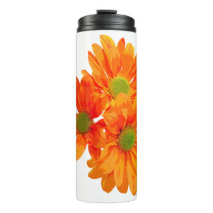 Bouteilles Isothermes Seulement 3 fleurs de Gerbera + votre fond et idée