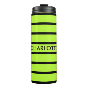 Bouteilles Isothermes SEULS STRIPES DE COULEUR - turquoise + votre coule