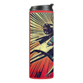 Bouteilles Isothermes SF - Anime Starfighter Woodcut 1 (Tourné sur la gauche)