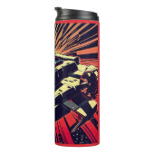 Bouteilles Isothermes SF - Anime Starfighter Woodcut 1 (Tourné sur la droite)