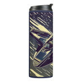 Bouteilles Isothermes SF - Anime Starfighter Woodcut 4 (Tourné sur la gauche)