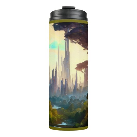 Bouteilles Isothermes SF - Ville sur la planète forestière 1 (Devant)