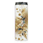 Bouteilles Isothermes Shabbat Blessings Pink Floral Watercolor Gold (Dos)