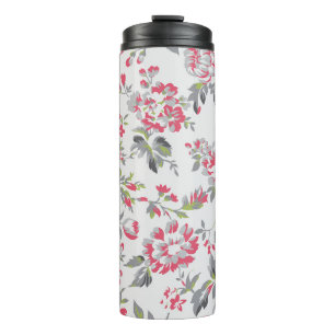 Bouteilles Isothermes Shabby Chic Floral Rose Motif