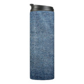 Bouteilles Isothermes Shabby denim texture for background. Blue jeans (Tourné sur la droite)